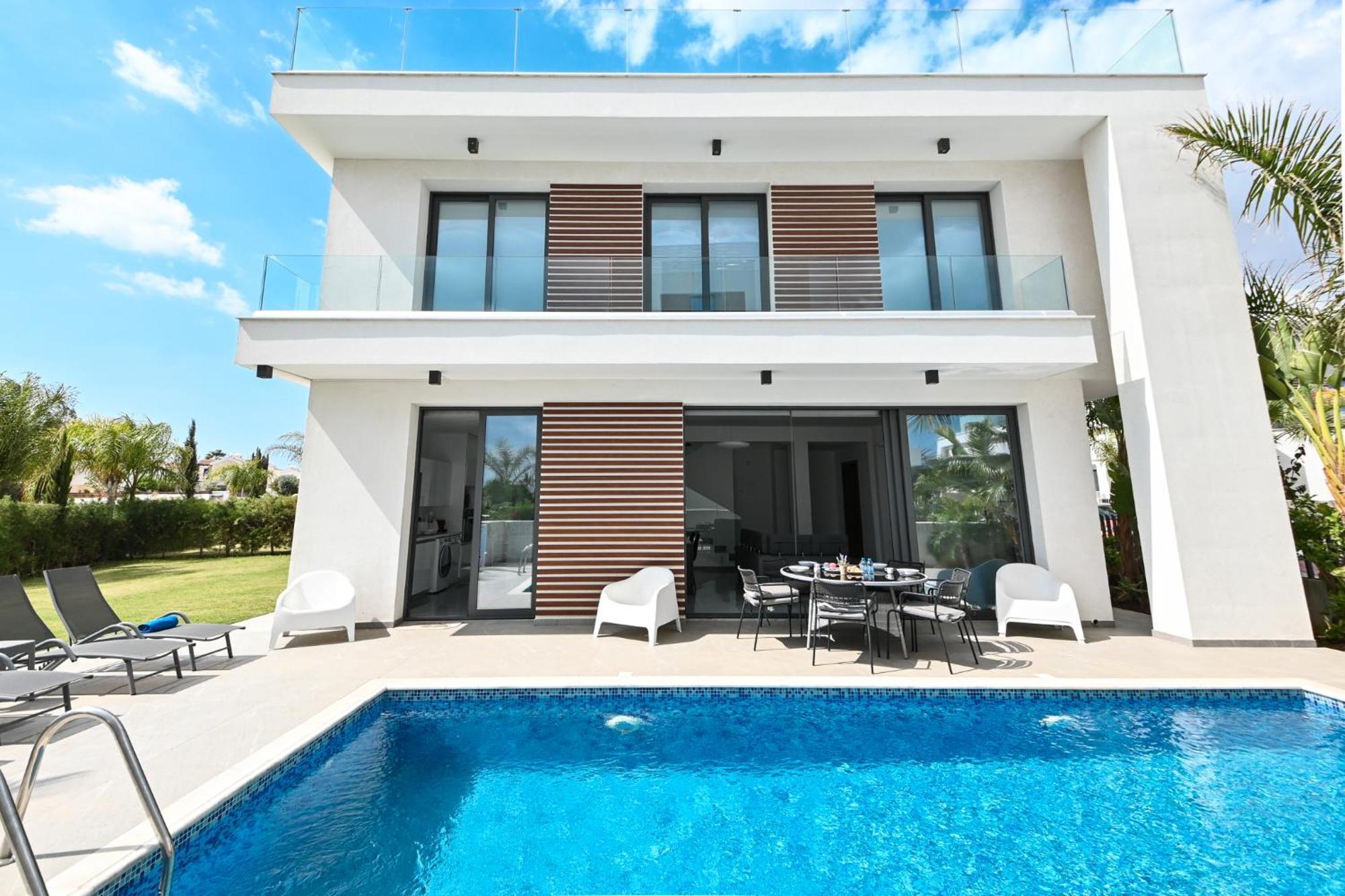 By The Beach Villa 12 Протарас Экстерьер фото